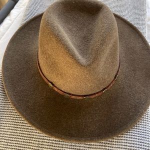 Brown Wool Western Hat